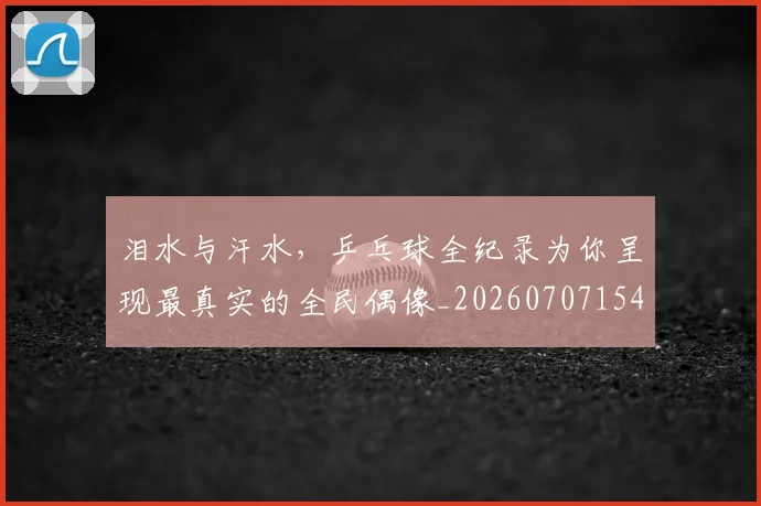 泪水与汗水，乒乓球全纪录为你呈现最真实的全民偶像_20260707154229